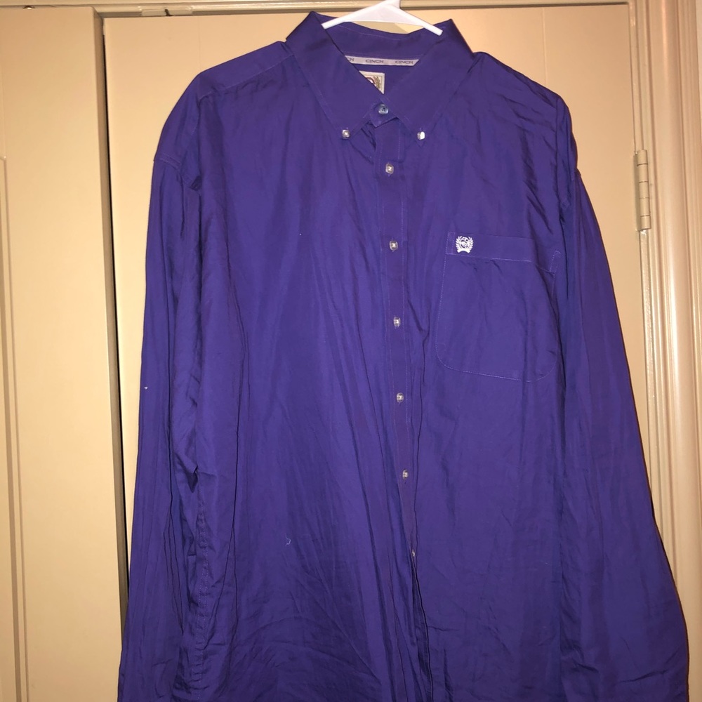 Purple Button Down Shirt